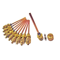 Universal PACK OF 10 SCHRADER FRIDGE GAS ACCESS VALVES 6MM 53UN82 spare part