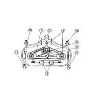 PIX ISEKI SMM54 8657-203-001-00 DECK BLADE BELT PIX BRAND spare part