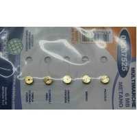 Universal SET 5 NATUAL GAS HOB COOKER NOZZELS INJECTORS 6MM HOB spare part