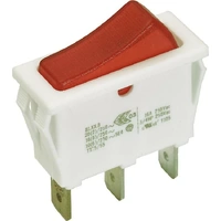 Universal REPLACEMENT REDRING XPELAIR ROCKER SWITCH 0850595 WM990050 16A/250V spare part