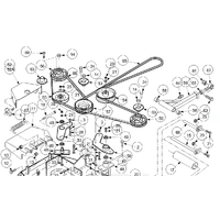 PIX SCAG STC48A-21KA MOWER DECK 2 X DRIVE BELT SET S/N 6600000-6609999 PIX BRANDED spare part