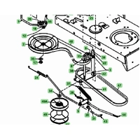 MTD FITS MTD 2 PIX BRANDED GEARBOX BELT SET MOWER TRACTOR 7540-370 & 7540-444 spare part