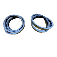 PIX AT120 FLAIL MOWER BELT SET X2 DRIVE BELTS FARMMASTER BLACKTOOLS BB IMPLEMENTS spare part