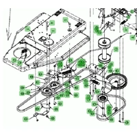 PIX BOLENS LAWN TRACTOR MOWER BL135/92T 13D1471E684 2 X DRIVE BELT SET 468492 spare part