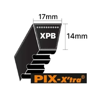 PIX KUHN BNU125,BNU160,BNU195, MOWER 4 PACK BELTS 6061751 XPB SECTION spare part