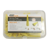Universal FLEXEPULSE YELLOW HYDRAULIC RUBBER SERVICE PLUG HOSE BUNG SMALL SET OF 20 PLUGS spare part