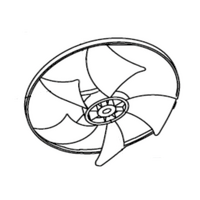 Genuine Blade Fan Axial Flow For Kelvinator 950132933 Spare Part No: 10331160