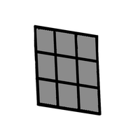 Kelvinator Genuine Filter Dust Main For Kelvinator EWJ16CRA Spare Part No: 111216042 spare part
