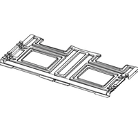 Kelvinator Genuine Shelf Cover Wide Case Assembly For Kelvinator WHE7670SA Spare Part No: 3001441100 spare part