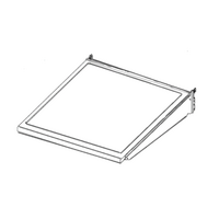 Kelvinator Genuine Shelf Frame Right 1 Of 3 For Kelvinator WHE7670SA Spare Part No: 3012233400 spare part