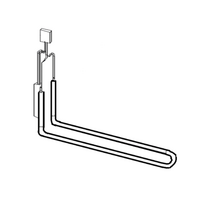 Kelvinator Genuine Element Defrost Heater Left For Kelvinator WHE7670SA Spare Part No: 3012823310 spare part