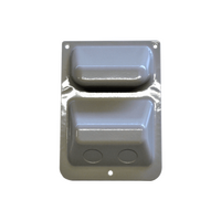 Kelvinator Genuine Handle Large Steel Type For Kelvinator KSV70CRG Spare Part No: 12222000005102 spare part
