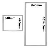 Kelvinator Genuine Gasket Assembly Kit Includes Food & Freezer Compartment For Kelvinator Spare Part No: 1459093K spare part