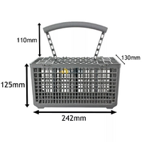 Delonghi PN: DAU1591047 CUTLERY BASKET DELONGHI DISHWASHER | DW47S DEDW60W W0273422 spare part