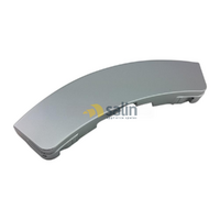 Samsung PN: DC64-00561D FRONT LOADER DOOR HANDLE SAMSUNG SILVER | Q1457AV Q1233GW/XEU spare part