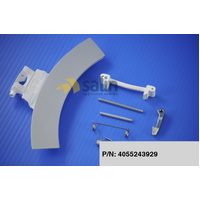 Electrolux Genuine Door Handle. Assy.white Silver for Electrolux Dryers P/N 4055243929 spare part