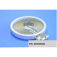 Westinghouse Genuine Elem Ceram 180 Dia 1800w (ego) for Westinghouse P/N 4055539326 spare part