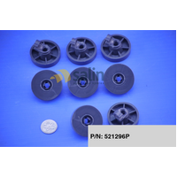 Fisher & Paykel Genuine Kit Btm Bskt Rllrstd Gr Pkt 8 for Fisher & Paykel Dishwashers P/N 521296P spare part