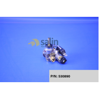 Fisher & Paykel Genuine Gascock Bypass 029 Red Rohs for Fisher & Paykel Ovens & Cooktops P/N 530890 spare part