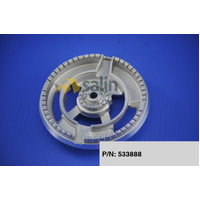 Fisher & Paykel Genuine Spreader Burner Dual Wok Al for Fisher & Paykel Ovens & Cooktops P/N 533888 spare part