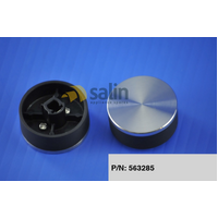 Fisher & Paykel Genuine Kit Knob Elec 37 6dia Blk Pkt2 for Fisher & Paykel Ovens & Cooktops P/N 563285 spare part