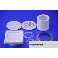 Universal Genuine Vent Kit Thru Wall for  Dryers P/N DVK005K spare part