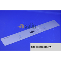 Fisher & Paykel Genuine Control Panel Inverted for Fisher & Paykel Dryers P/N H0180500547A spare part