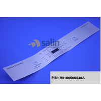 Fisher & Paykel Genuine Control Panel Inverted for Fisher & Paykel Dryers P/N H0180500548A spare part