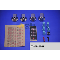 Universal Genuine Knob 35mm Uni S/s Kit & Decals for  Ovens & Cooktops P/N UK-35S4 spare part