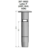 Washtech 207 10022 - UPSTAND F 212MM XU/UD | Washtech spare part