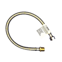 Universal BROMIC 10MM SS GAS HOSE 1/2" BSP FC X 1/2" BSP M 600MM | spare part