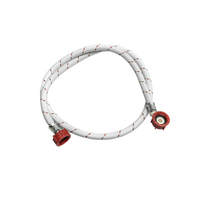 Universal Universal Washing Machine Hot Water Inlet Hose 1.35MT Red Nuts | Suits: Simpson: 22P650J*01 22P650J*02 22P655K 22P824D*04 22P824D*05 22P824D*0622S650J spare part