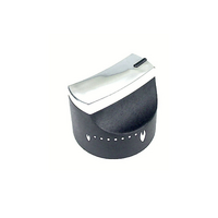 Belling Belling Oven Cooktop Knob MF Selector Black Charcoal Chrome | Suits: BR900DFCNGLP (444440738) BR900DFCRNGLP  spare part