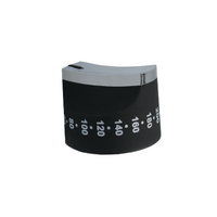Universal Control Thermo MF Knob Black & Chrome spare part