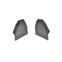 Chef Chef Oven Door Handle End Caps Kit Left And Right | Suits: EUBFG EUBFW GUBAFB  spare part