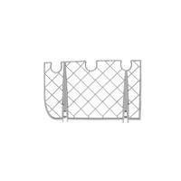 Fisher & Paykel Fisher & Paykel Dishwasher Fold Down Back Left Cup Rack | Suits: DS603 (87771) DS603 (87938) DS603FD (80320-B) DS603I (80279) DS603I (80284)  spare part