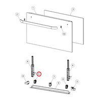 Fisher & Paykel Fisher & Paykel Oven Door Glass Retainer spare part