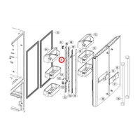 Haier Haier Fridge Trim Mullion Vent spare part