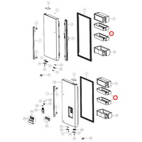 Fisher & Paykel Fisher & Paykel, Haier Fridge Door Window Shelf spare part