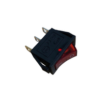 Universal SPST Red ILLUM Rocker Switch 15A 250V spare part
