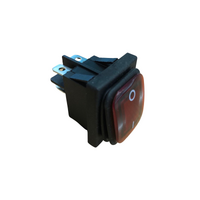 Universal DPST Red Illum Rocker Switch 16A@250V spare part