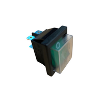 Universal DPST Green Illum Rocker Switch IP65 16A@250V spare part