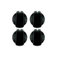 Universal Oven Universal Knob Kit 40Mm Black (Pack Of 4) And Decal Set - 1941154 | Suits: This part universal  spare part