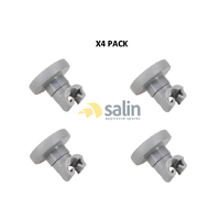 Smeg Genuine Smeg Dishwasher Upper Top Basket Wheels Kit Of X4 (Rollers) 697410197KIT spare part