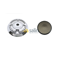 Smeg Genuine Smeg Gas Stove Cooktop Medium Burner Complete Assy with Cap 878010084695 spare part