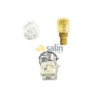 Genuine Universal Electrolux Oven Light Globe Lamp Assy Globe + Cover + Holder (M1)