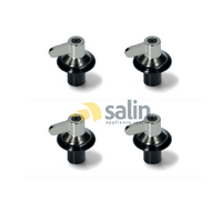 Smeg x4 Genuine Smeg Gas Cooktop Control Knobs Assy – Stainless Steel 694975927ASSY spare part