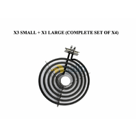 Chef CHEF STOVE COOKTOP HEATING ELEMENT HOTPLATES COMPLETE SET OF X4 spare part