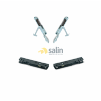 Ilve GENUINE ILVE 600MM OVEN DOOR HINGES COMPLETE ASSEMBLY TRIPLE GLAZED DOORS spare part