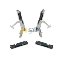 Ilve GENUINE ILVE 800MM & 900MM OVEN DOOR HINGES KIT x2 WITH SUPPORTS 18/12/2008 | PN: A/028/41 spare part